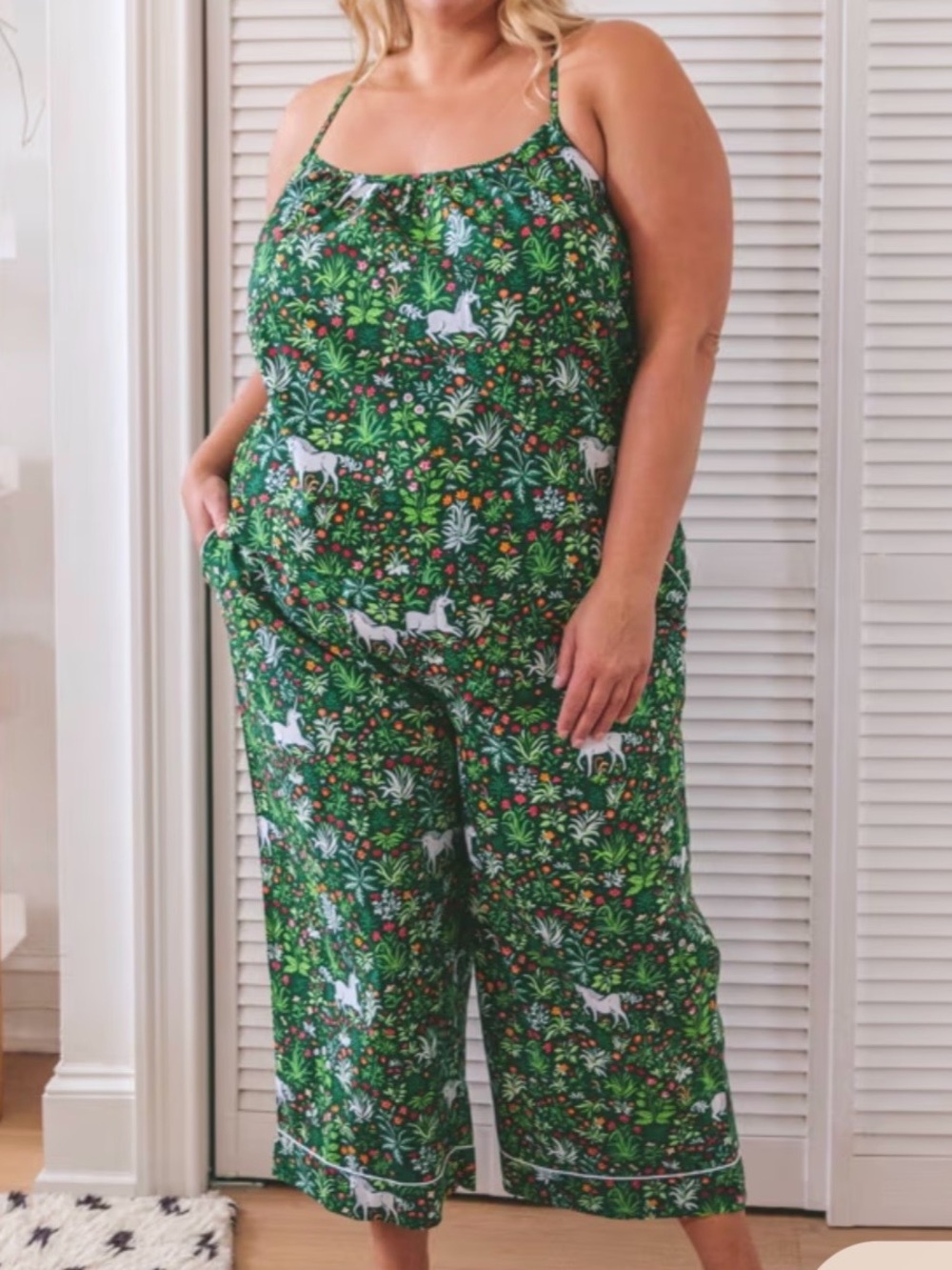 Printfresh PJs Camisole/Cropped Pants 3X